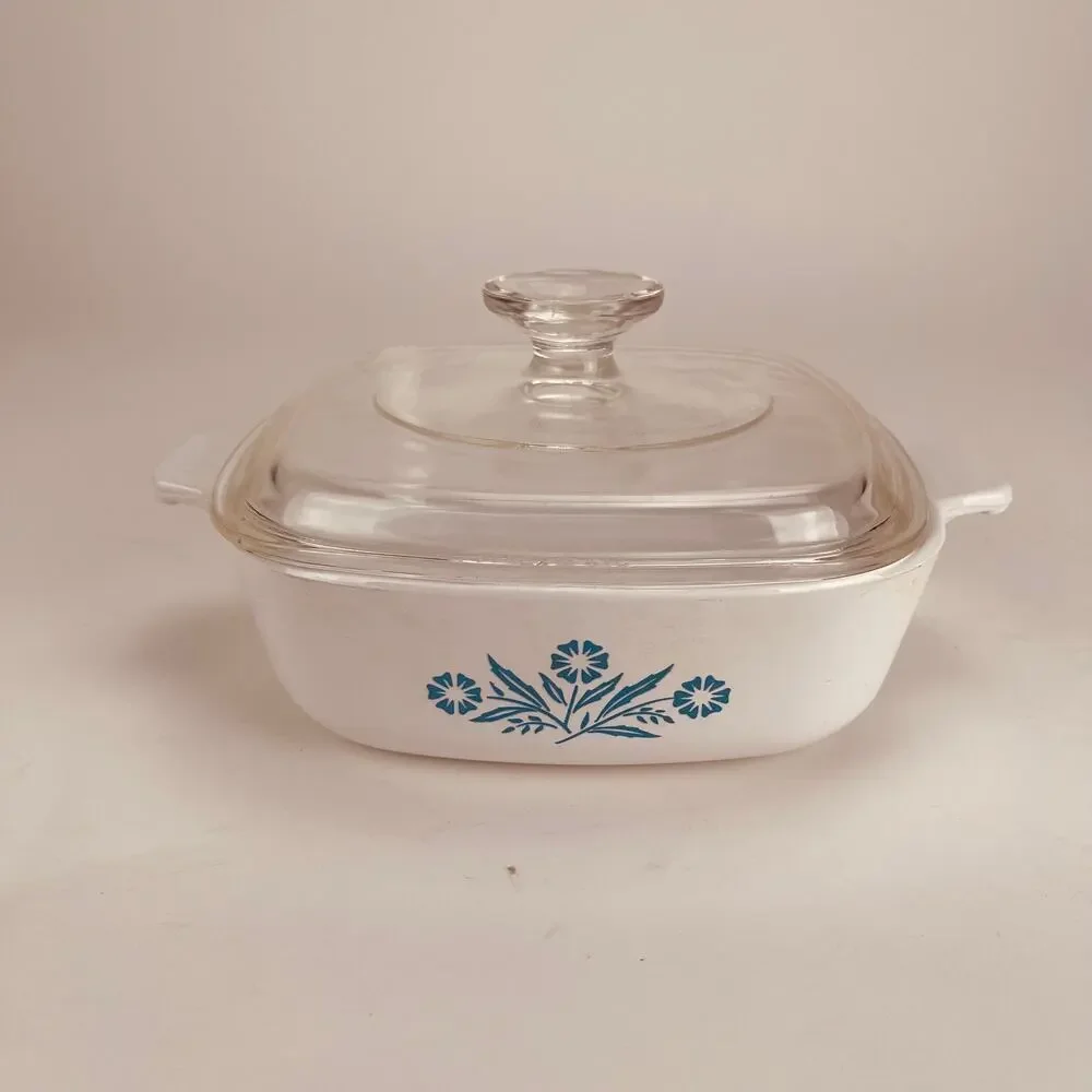 Corning Ware Blue Cornflower 1 Qt. Casserole P1B with lid